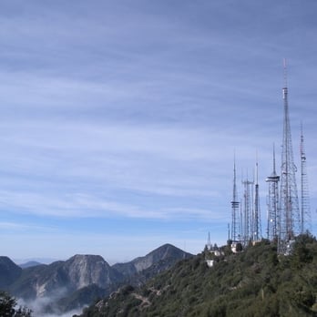 Mount Wilson Observatory - Radio towers and transmitters sitting above clouds and mountains. - Observatories Near Me - Mount Wilson, California