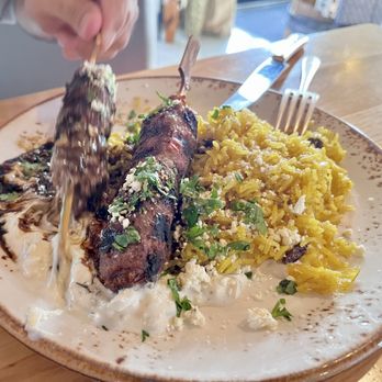 Baba restaurant - Kofta Kebab (2) - Mediterranean Near Me - Spokane, Washington