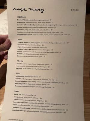 Menu photo 1 Rose Mary Chicago, IL Menu photo 1 Rose Mary Chicago, IL