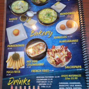 Sabor de Sanchez  - Menu - Colombian Near Me - San Antonio, Texas