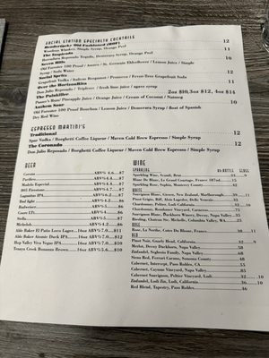 Menu photo 1 Social Station Henderson, NV