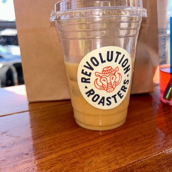 Revolution Roasters - cold brew w almond milk - Coffee & Tea Near Me - Oceanside, California Revolution Roasters - cold brew w almond milk - Coffee & Tea Near Me - Oceanside, California