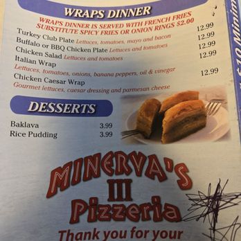 Minerva's III - Pizza Near Me - Fall River, Massachusetts