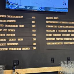 Current tap list when we went in. Current tap list when we went in.