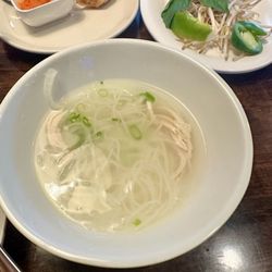 K & L Asian Restaurant - Pha ga (chicken soup) and pot stickers