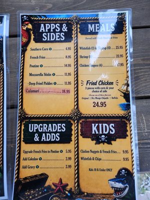 Menu photo 1 Shipwreck Lee's Tobermory, ON Menu photo 1 Shipwreck Lee's Tobermory, ON