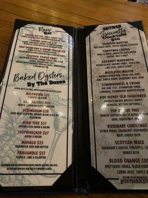 Menu photo 6 SkyBar at Edge Seafood Destin, FL