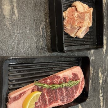 Oz Korean BBQ - Folsom - Ribeye and chicken - Korean Near Me - Folsom, California Oz Korean BBQ - Folsom - Ribeye and chicken - Korean Near Me - Folsom, California