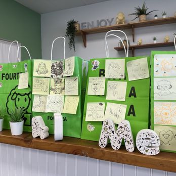 Fourtea - Still more Sheep art - Coffee & Tea Near Me - Orange, California