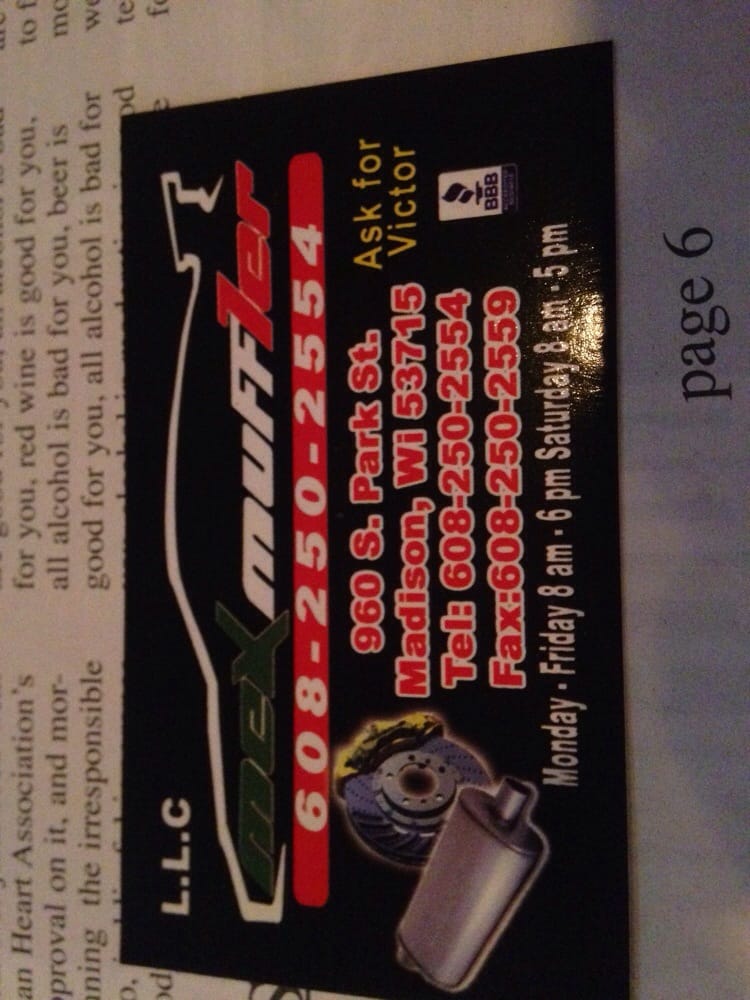 MEX MUFFLERS & BRAKES Updated August 2024 36 Reviews 960 S Park