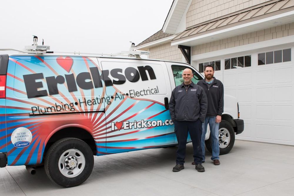 Slide of Erickson Plumbing, Heating, Air, Electrical