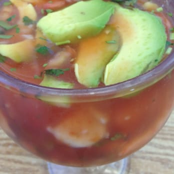 Mariscos San Juan - Copa Campechana-shrimp & octopus with tomato sauce $12 - Mexican Near Me - San Jose, California Mariscos San Juan - Copa Campechana-shrimp & octopus with tomato sauce $12 - Mexican Near Me - San Jose, California