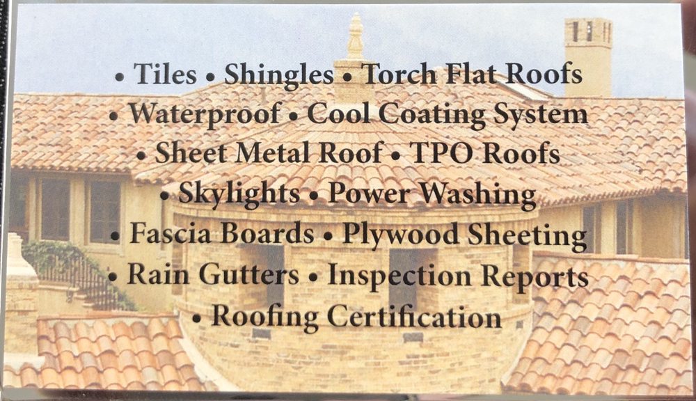 Slide of Tony's Roofing