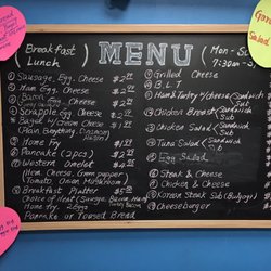 Joy Convenience Store - Updated menu as of today.