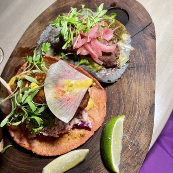 Cantina Monarca - Fish Taco battered and Asada Taco. - Cocktail Bars Near Me - Bellevue, Washington Cantina Monarca - Fish Taco battered and Asada Taco. - Cocktail Bars Near Me - Bellevue, Washington