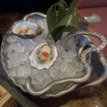 Sexy Fish Miami - Oysters and smoked chili - Seafood Near Me - Miami, Florida