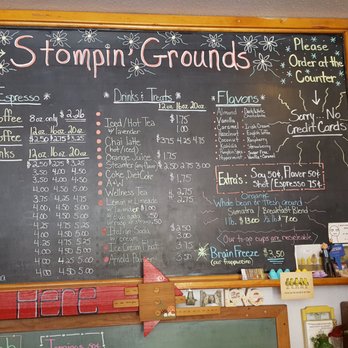 Stompin' Grounds - Stompin' Grounds drink menu - Cafes Near Me - Beulah, Colorado Stompin' Grounds - Stompin' Grounds drink menu - Cafes Near Me - Beulah, Colorado