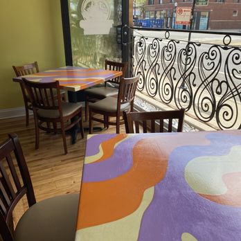 Taquizas Valdez - Cute tables / window vibe - Tacos Near Me - Chicago, Illinois Taquizas Valdez - Cute tables / window vibe - Tacos Near Me - Chicago, Illinois
