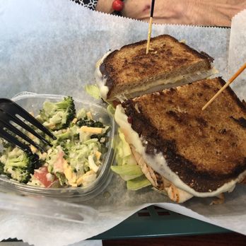 O'Briens Deli - Turkey Melt and a side of Broccoli Salad - Delis Near Me - Winston Salem, North Carolina O'Briens Deli - Turkey Melt and a side of Broccoli Salad - Delis Near Me - Winston Salem, North Carolina