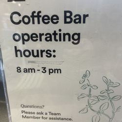 WFM Coffee Bar - Hours