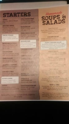 Menu photo 1 Willowes Bar and Grill Linn Creek, MO
