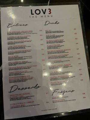 Menu photo 7 Lov3 Houston Houston, TX Menu photo 7 Lov3 Houston Houston, TX