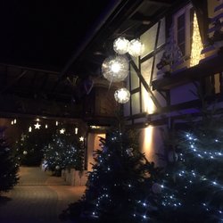 Restaurant La Charrue - Extérieur du restaurant, décembre 2017
