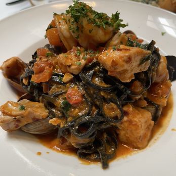 Vivace Ristorante - Squid ink pasta - Italian Near Me - Belmont, California Vivace Ristorante - Squid ink pasta - Italian Near Me - Belmont, California