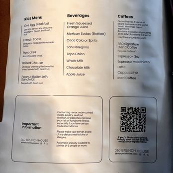 360 Brunch House - Breakfast & Brunch Near Me - Fort Worth, Texas