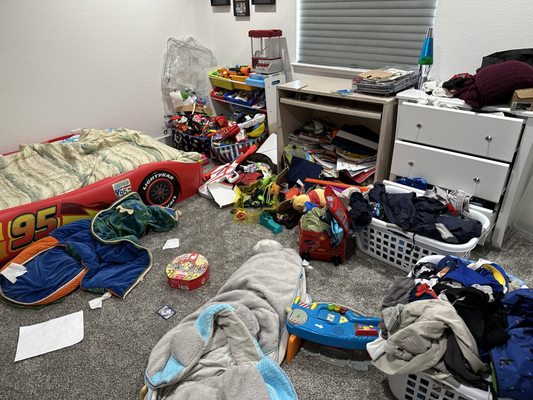 This is just a bedroom of what it would look like after and before our deep cleaning service - One of our long time clients of our cleaning service