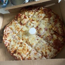 Wise Guys Pizza - Half cheese and half sausage and pepperoni