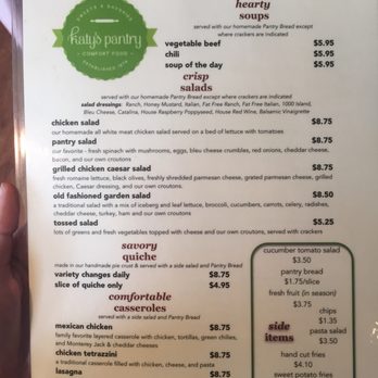Katy's Pantry - Menu - Bakeries Near Me - Enid, Oklahoma