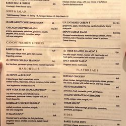 Food menu