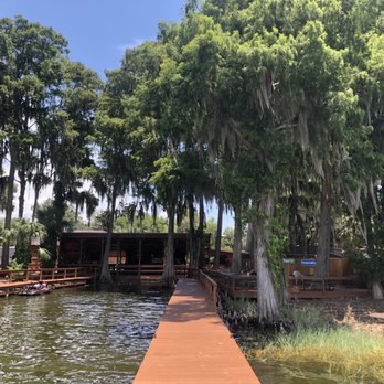Lake Harris Hideaway - From the end of the dock, this is the restaurant and outdoor seating. Beautiful view of Lake Harris! - Salad Near Me - Tavares, Florida Lake Harris Hideaway - From the end of the dock, this is the restaurant and outdoor seating. Beautiful view of Lake Harris! - Salad Near Me - Tavares, Florida