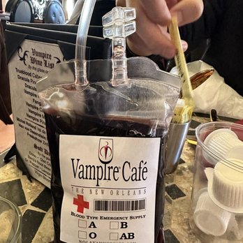 Vampire Cafe - Fangria - Cafes Near Me - New Orleans, Louisiana