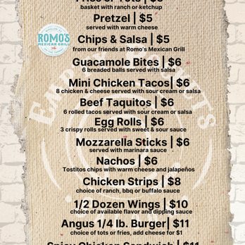 Empty Pockets Saloon - Spring 2025 Food Menu - Bars Near Me - Holbrook, Arizona Empty Pockets Saloon - Spring 2025 Food Menu - Bars Near Me - Holbrook, Arizona