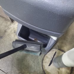 Shell Gas Station - Empty washer bins...