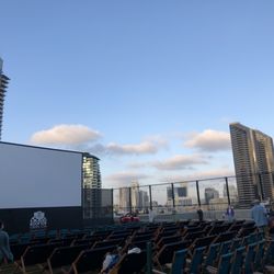 Rooftop Cinema Club Embarcadero - Individual seats and more romantic love seat option.