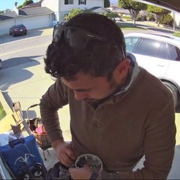 Rolando in action fixing my lighting problem Rolando in action fixing my lighting problem