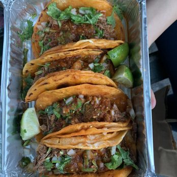 Birria-Landia - 4 tacos - Food Trucks Near Me - Brooklyn, New York