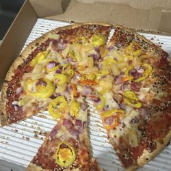 Build your own thin crust light sauce and cheese