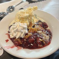 Meding's Seafood - Cherry cobbler