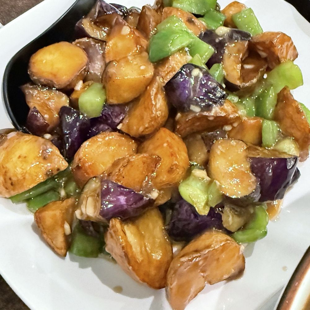 Old Town Taste - Fried Potato/Green Pepper And Eggplant - Chinese Near Me - Tempe, Arizona