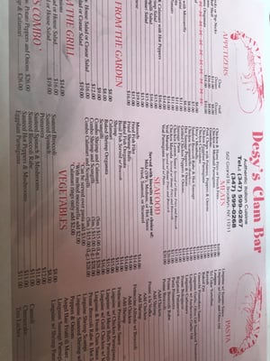 Menu photo 2 Desy's Clam Bar Brooklyn, NY