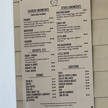 Bird Bird Biscuit - menu - Breakfast & Brunch Near Me - Austin, Texas Bird Bird Biscuit - menu - Breakfast & Brunch Near Me - Austin, Texas