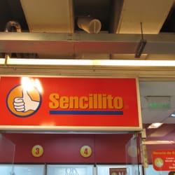 Sencillito - Letrero Sencillito Metro tobalaba