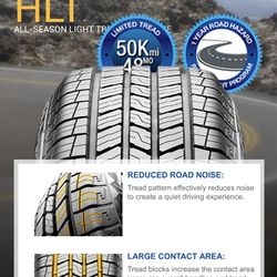 Neza Tire - Sailing tires on stock, 50,000 miles warranty. It's a good tire