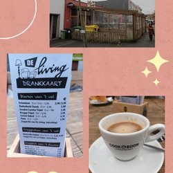 Staminee De Living - Kaffee trinken nach einem Bummel über den Markt in Heist op den Berg/Belgien  (02.01.2023) H.S