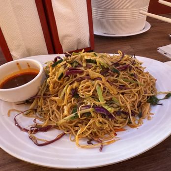 Fusion Fare Restaurant - sichuan numbing noodles. Don't forget to request a homemade hot chili oil shown in the upper left. - Szechuan Near Me - Santa Cruz, California