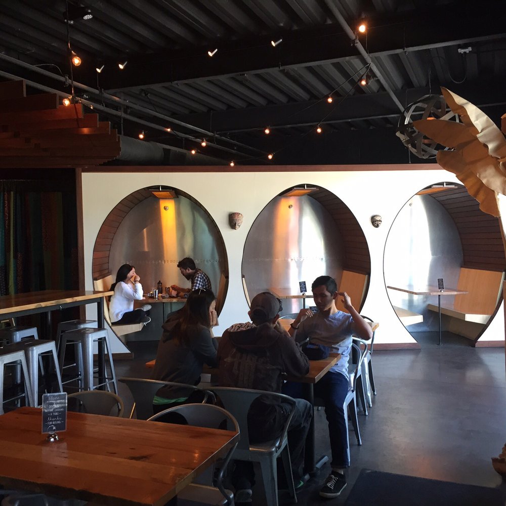 Spork - Cool pod seating that is surprisingly sound proof. - Mexican Near Me - Bend, Oregon Spork - Cool pod seating that is surprisingly sound proof. - Mexican Near Me - Bend, Oregon